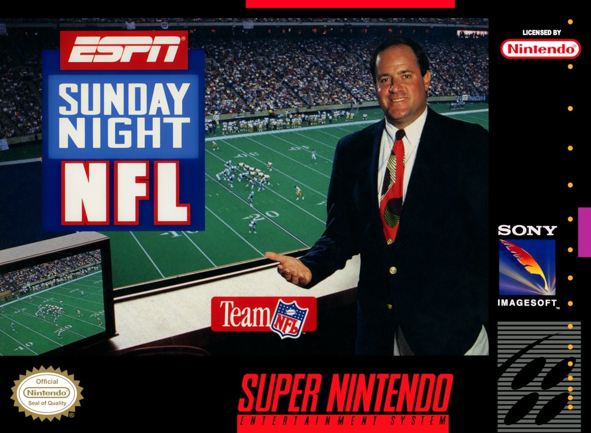 Capa do jogo ESPN Sunday Night NFL