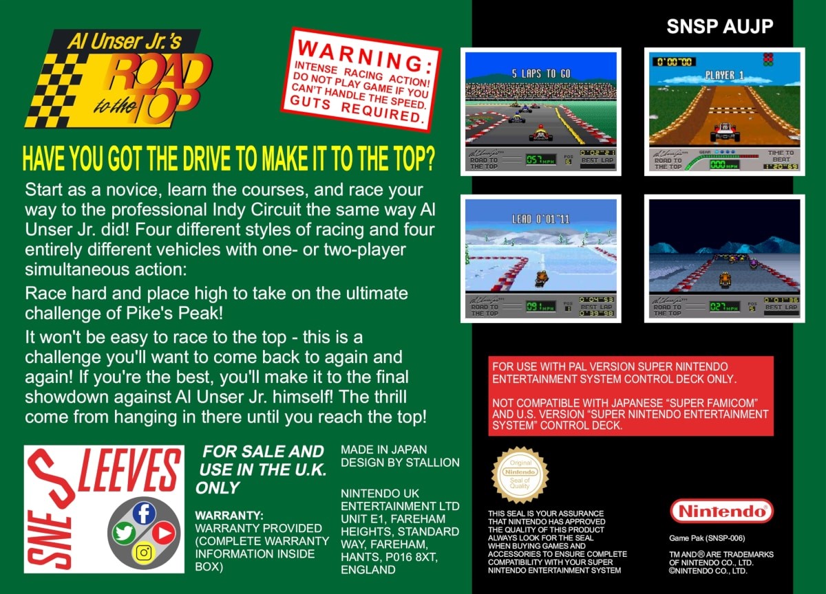 Al Unser Jr.s Road to the Top cover