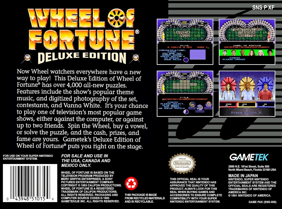 Wheel of Fortune: Deluxe Edition cover