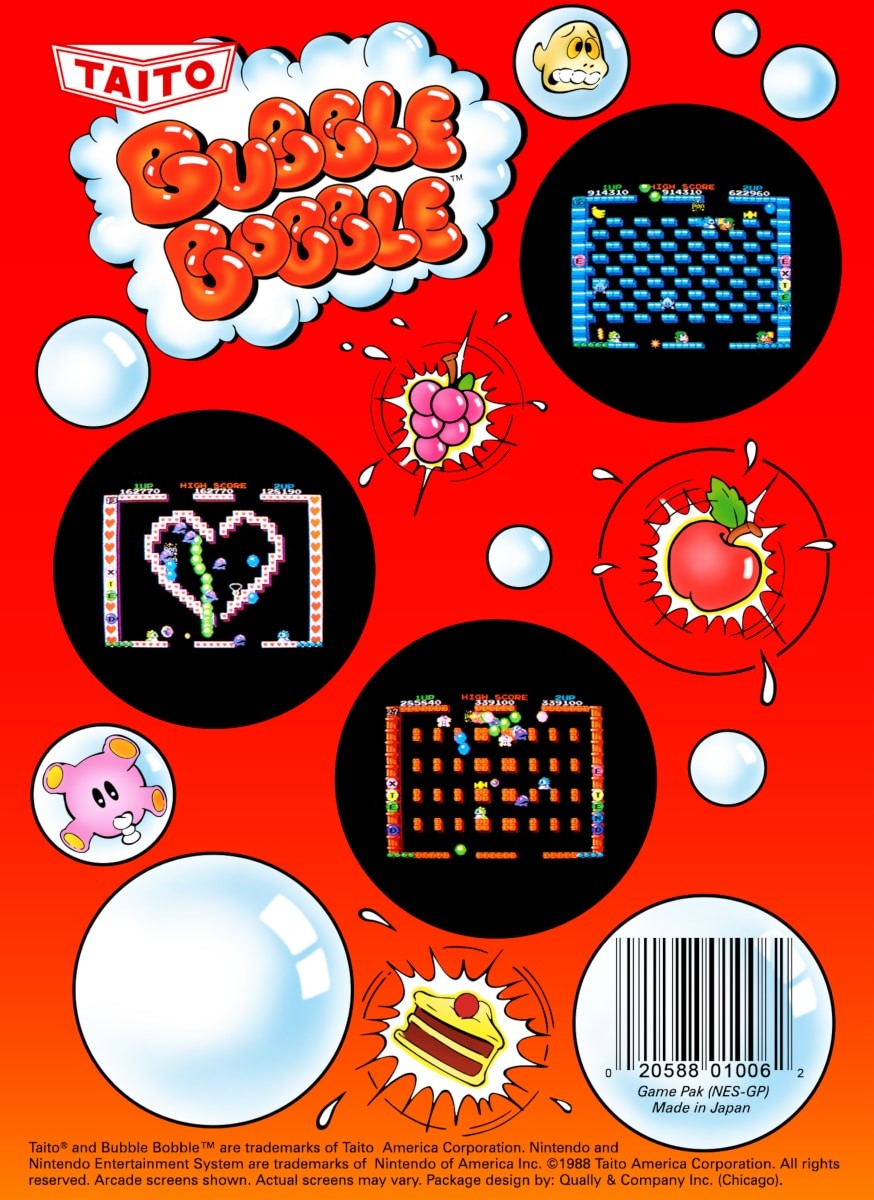 Bubble Bobble  バブルボブル para NES (1987)