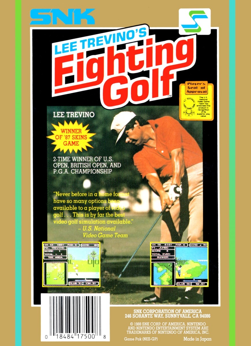 Lee Trevinos Fighting Golf cover