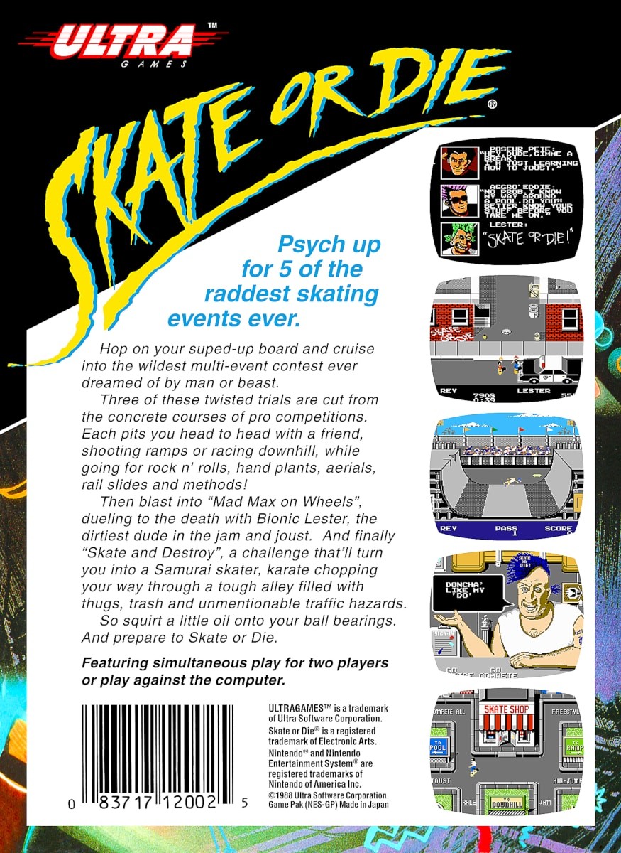 Skate or Die cover