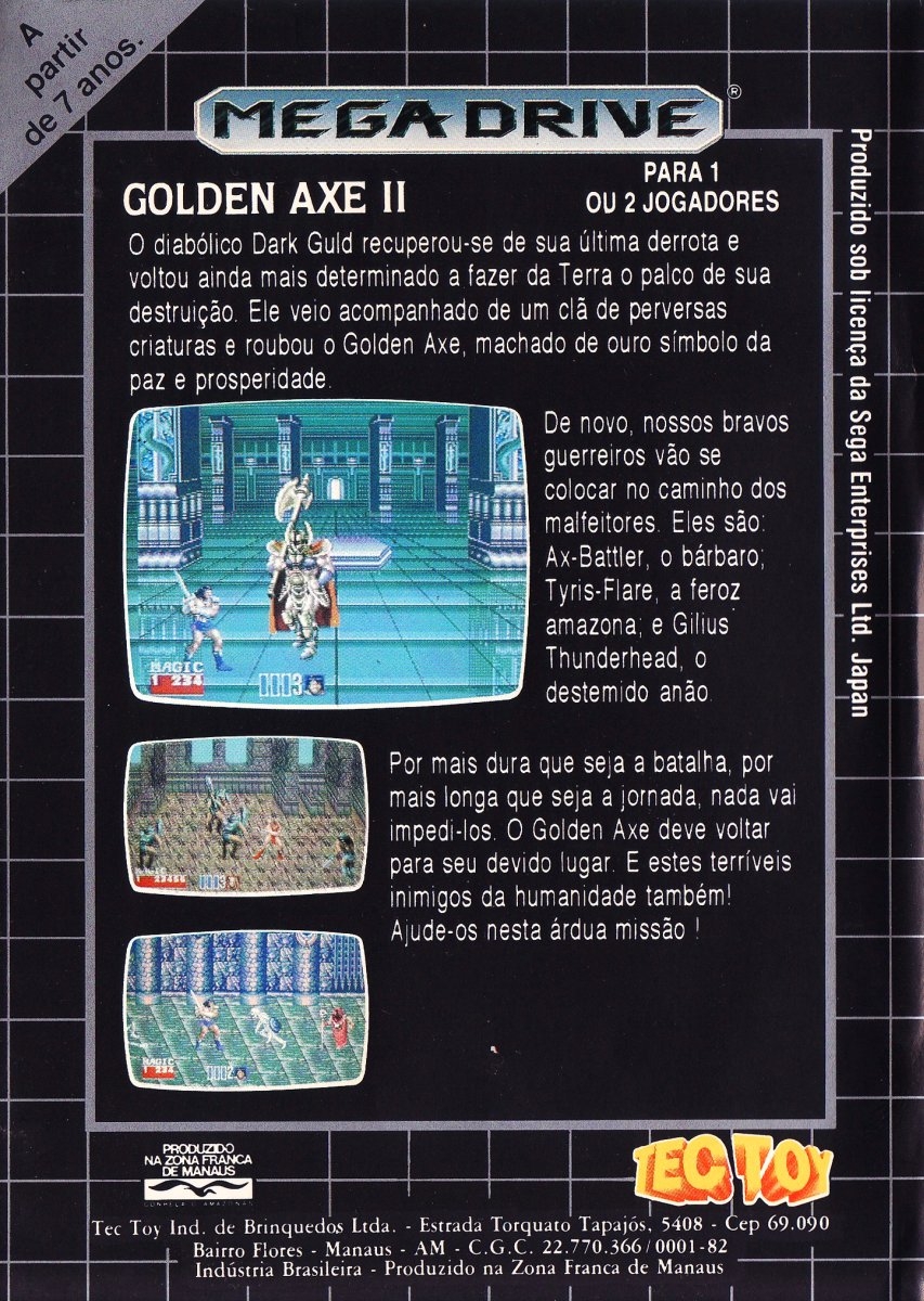 Capa do jogo Golden Axe II