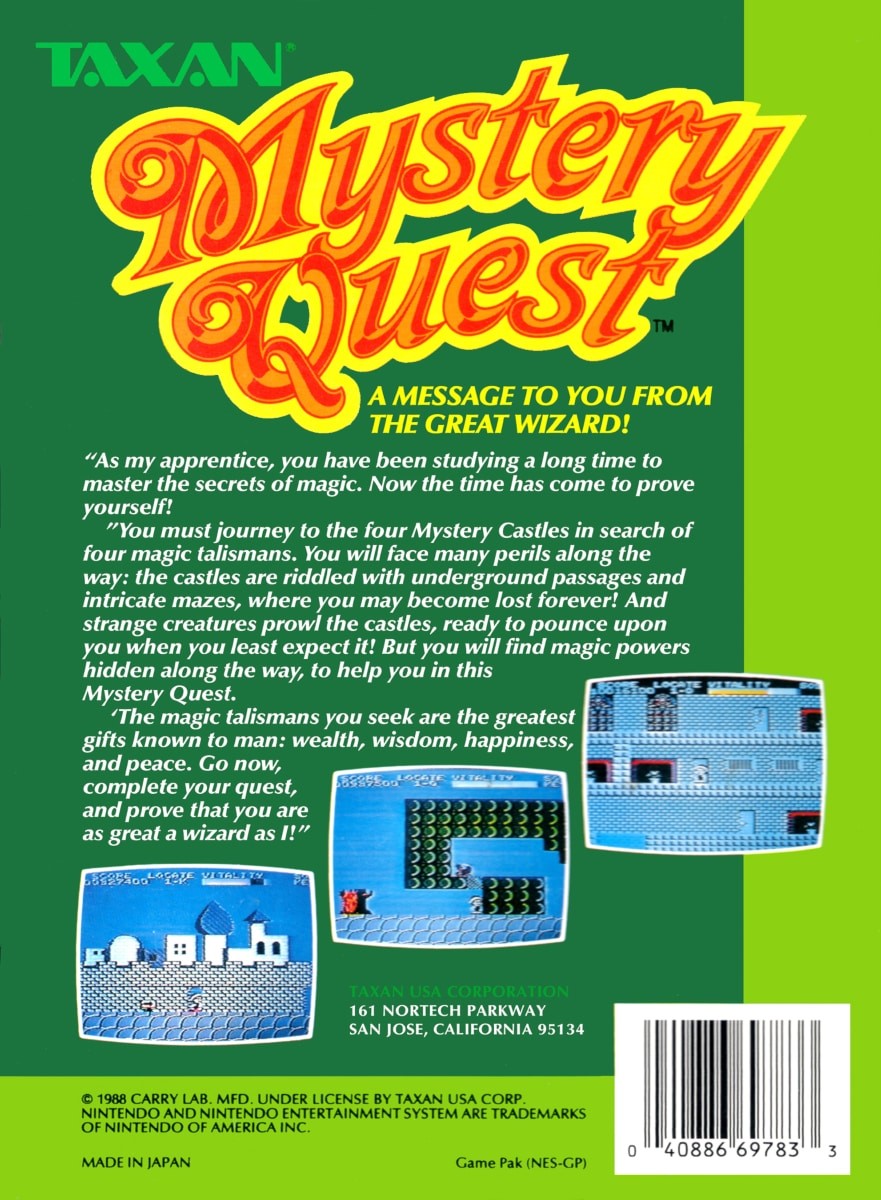 Mystery Quest cover