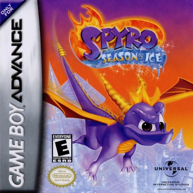 Capa do jogo Spyro: Season of Ice