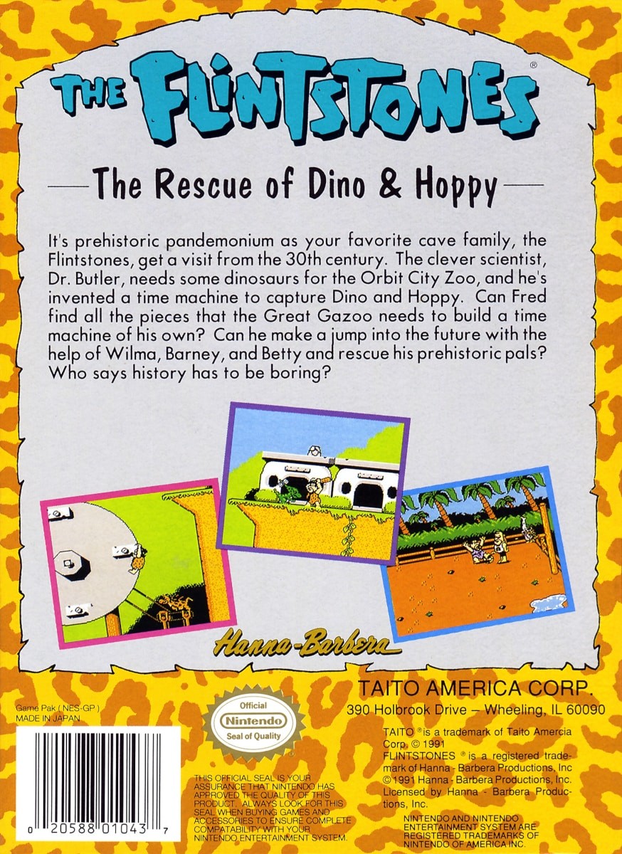 The Flintstones: The Rescue of Dino & Hoppy cover
