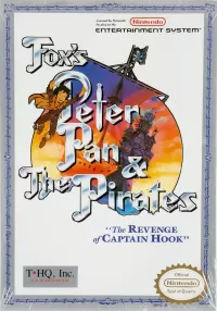 Fox's Peter Pan & The Pirates: The Revenge of Captain Hook cover