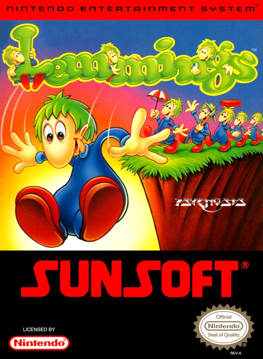 Capa do jogo Lemmings