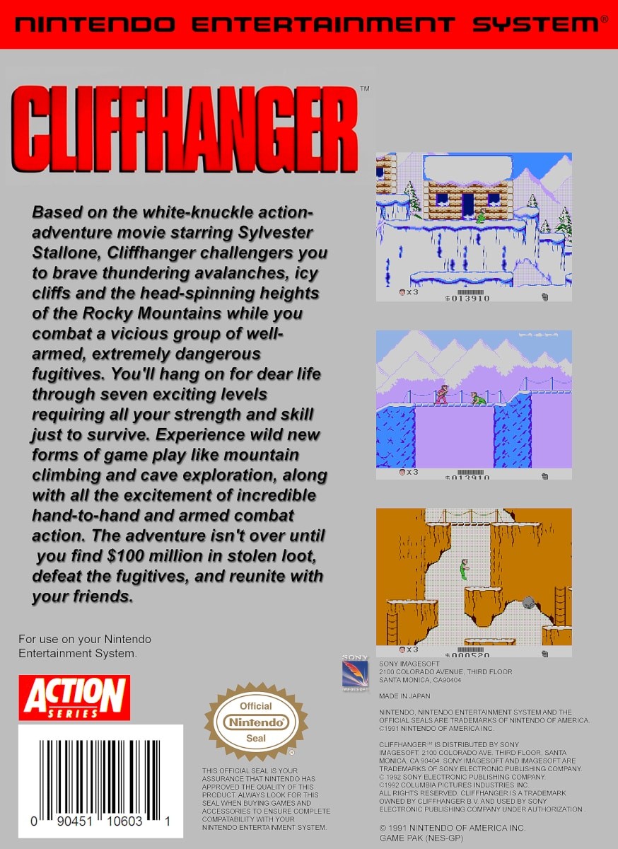 Cliffhanger cover
