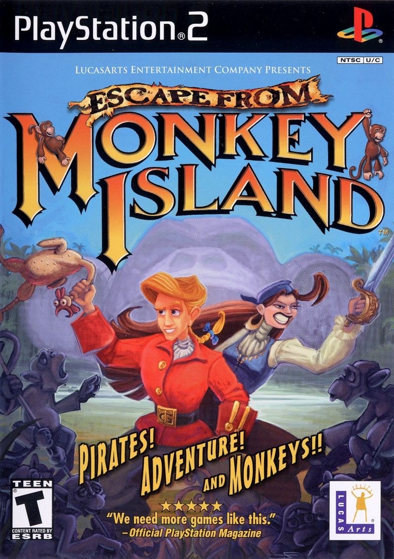 Capa do jogo Escape from Monkey Island