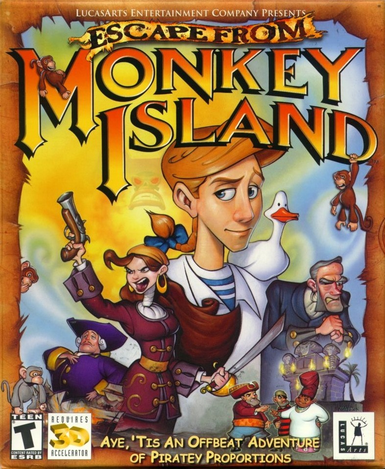 Capa do jogo Escape from Monkey Island