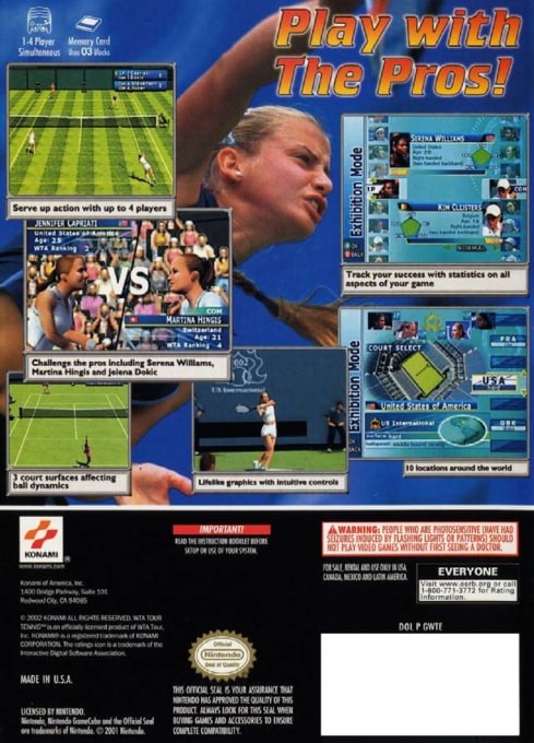 WTA Tour Tennis cover