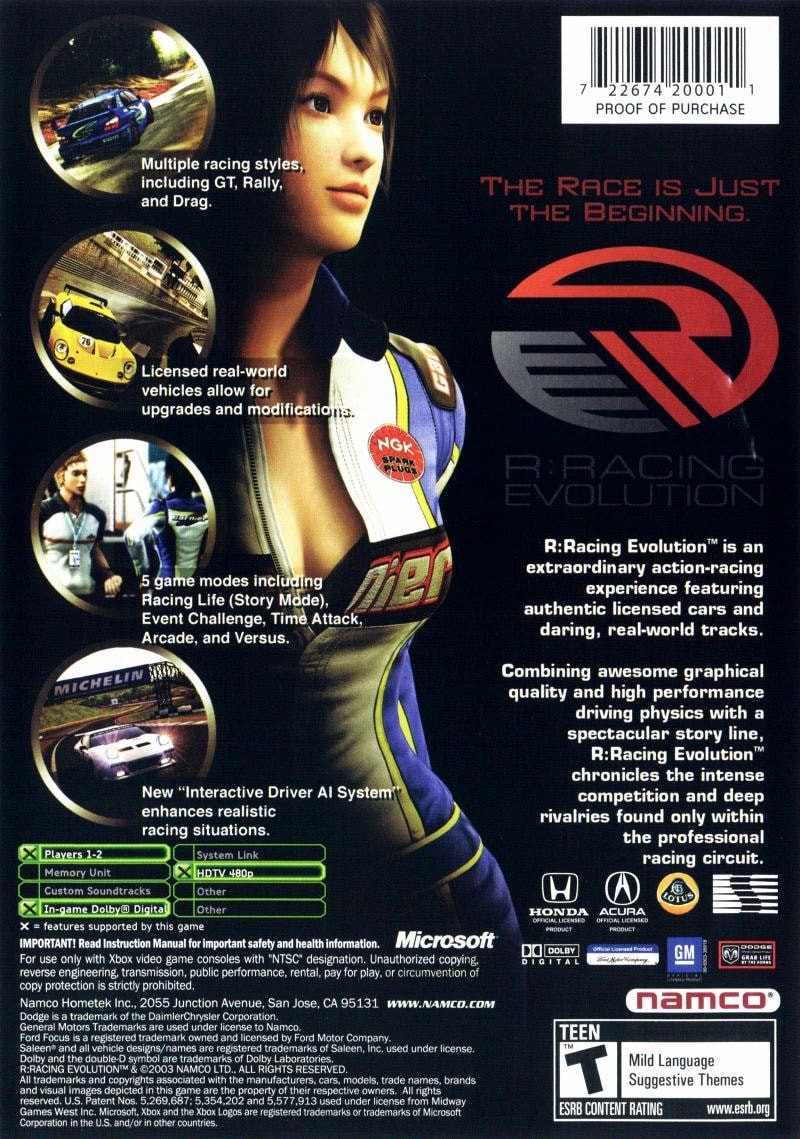 R:Racing Evolution cover