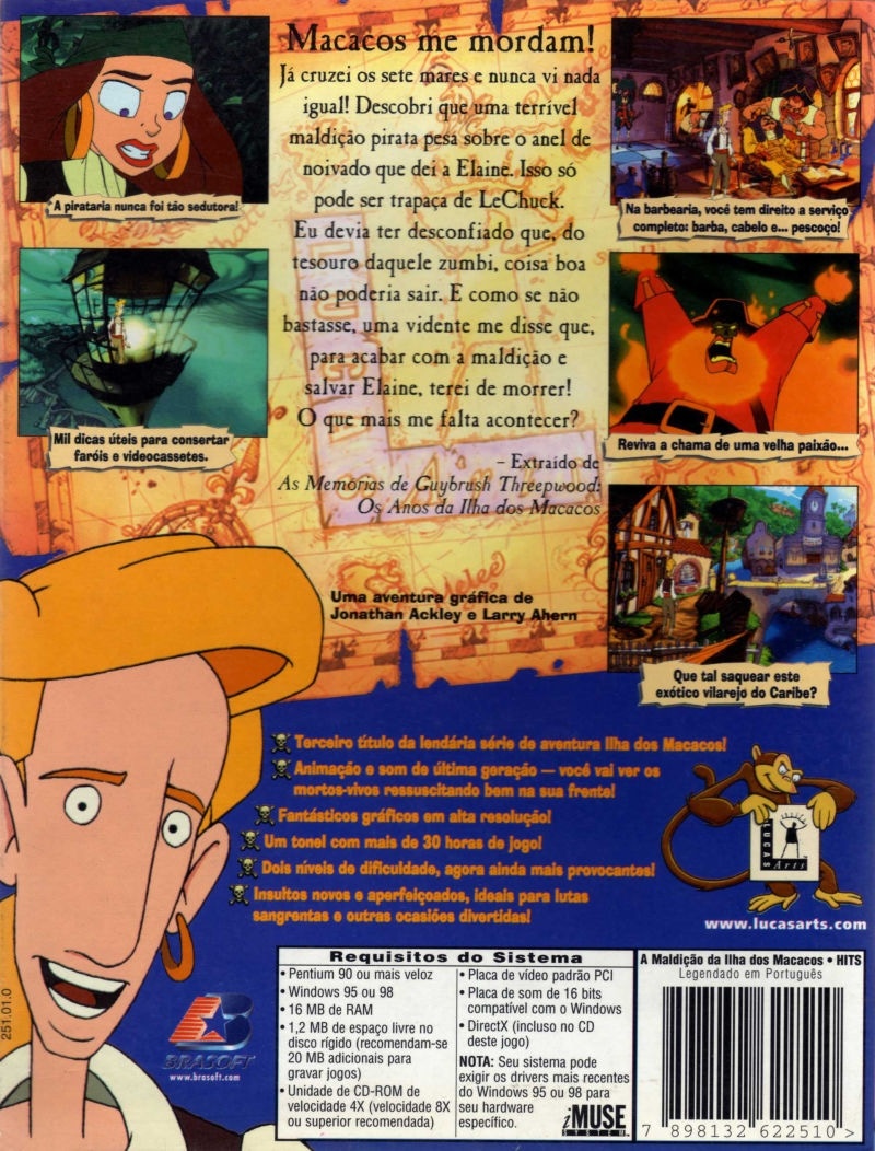 The Curse of Monkey Island cover