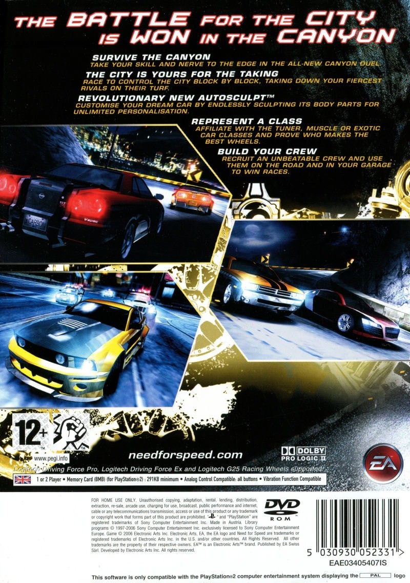 Códigos do Need For Speed Carbon do PS2 #needforspeed #needforspeedcar