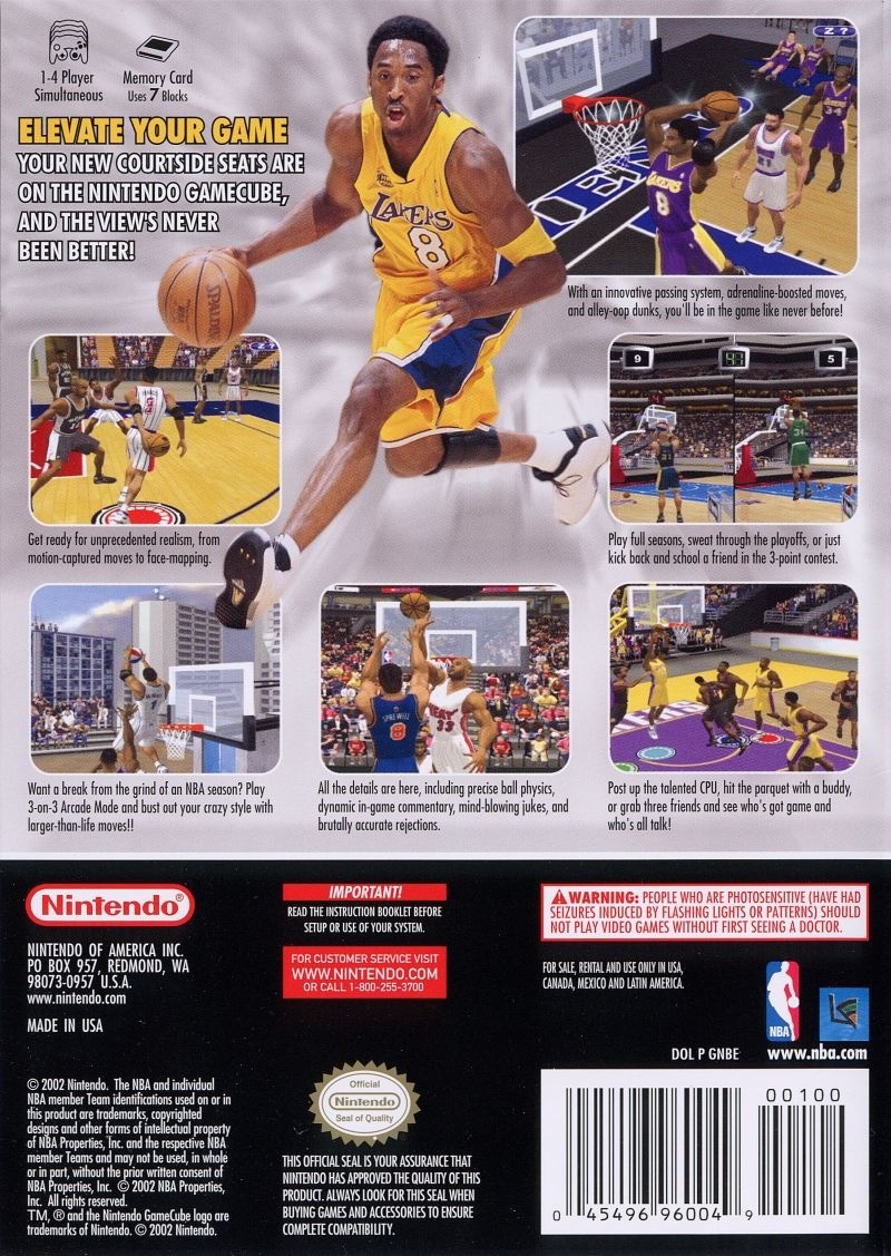 NBA Courtside 2002 cover