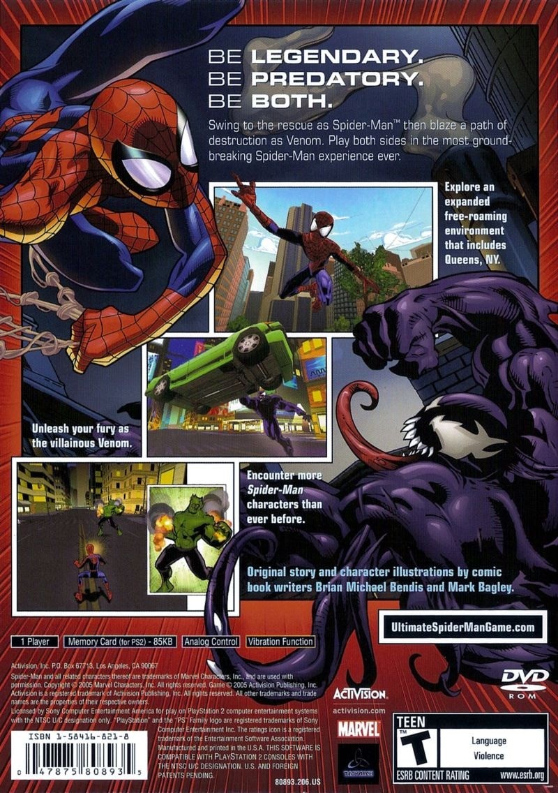 Capa do jogo Ultimate Spider-Man