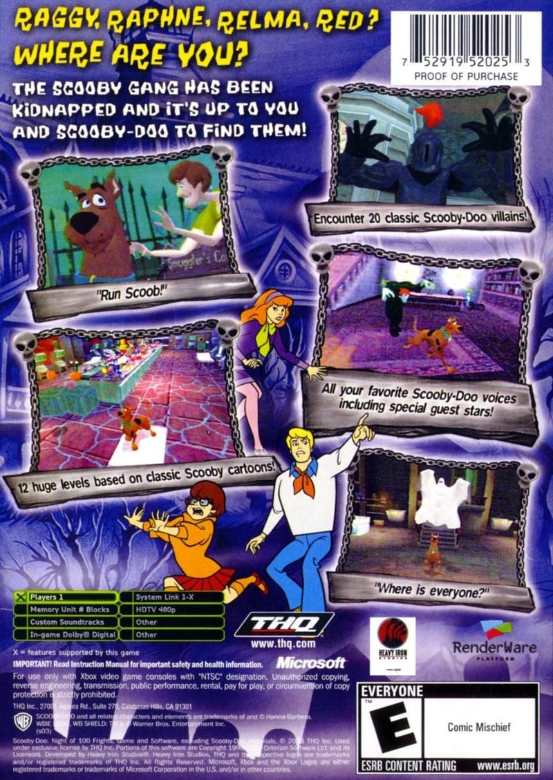 Capa do jogo Scooby-Doo!: Night of 100 Frights