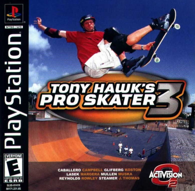 Capa do jogo Tony Hawks Pro Skater 3