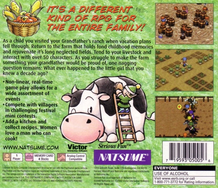 Harvest Moon: Back to Nature cover