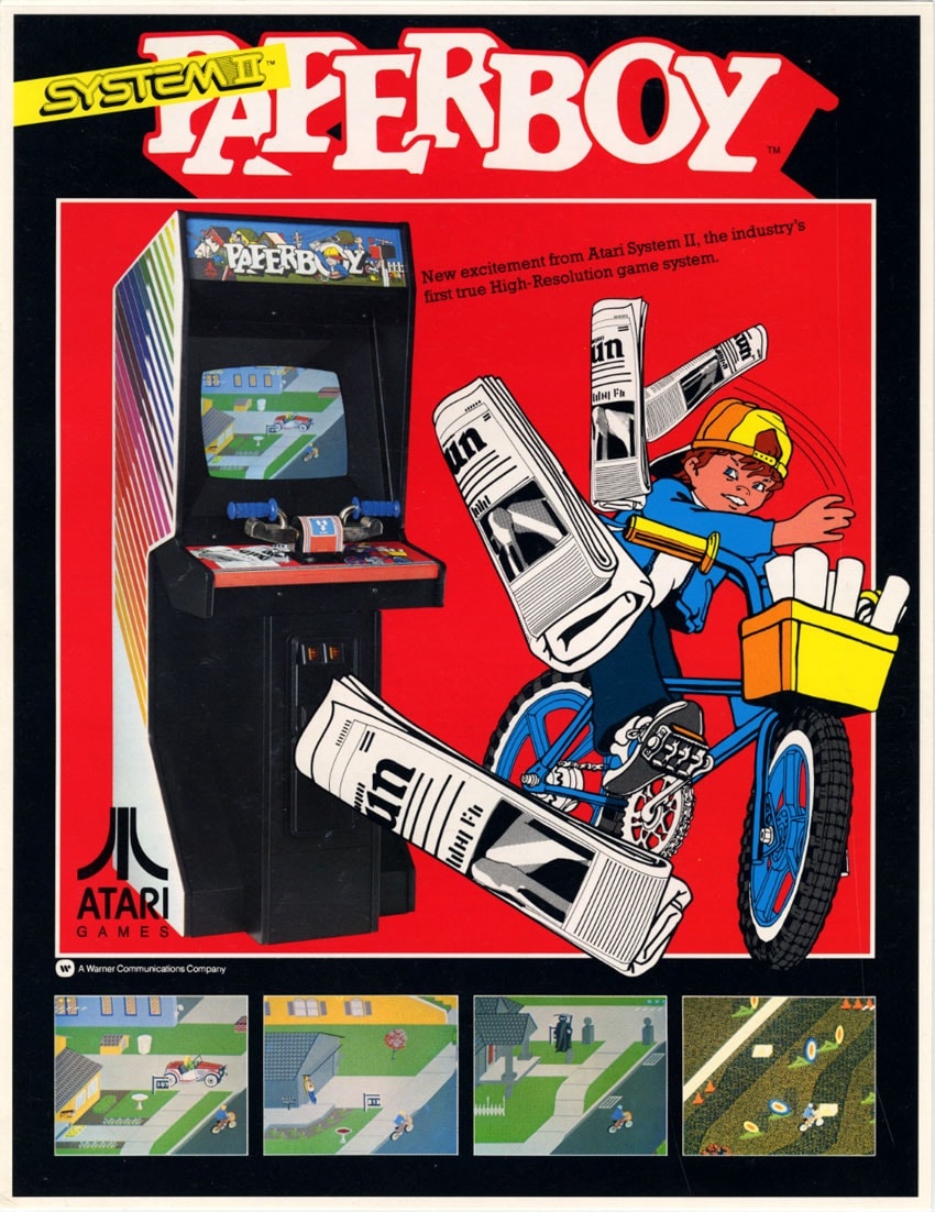 Paperboy Para Arcade 1984