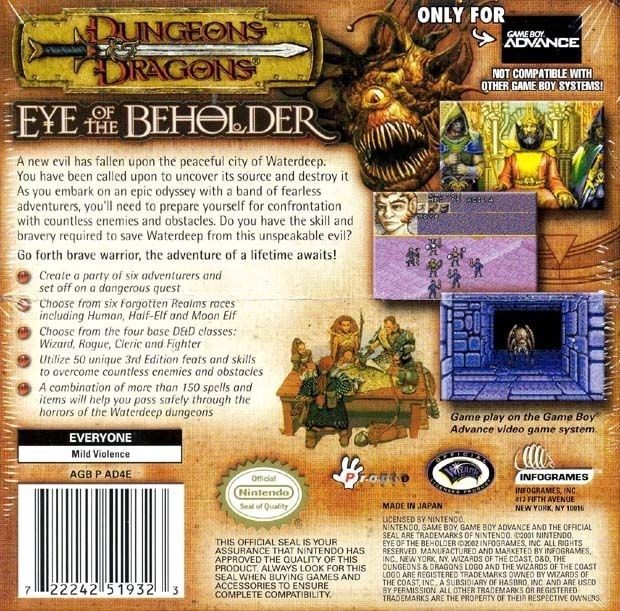 Dungeons & Dragons: Eye of the Beholder cover