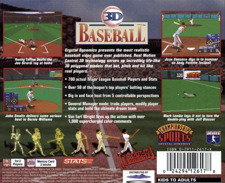 3D Baseball cover