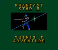 Phantasy Star II: Yushis's Adventure cover