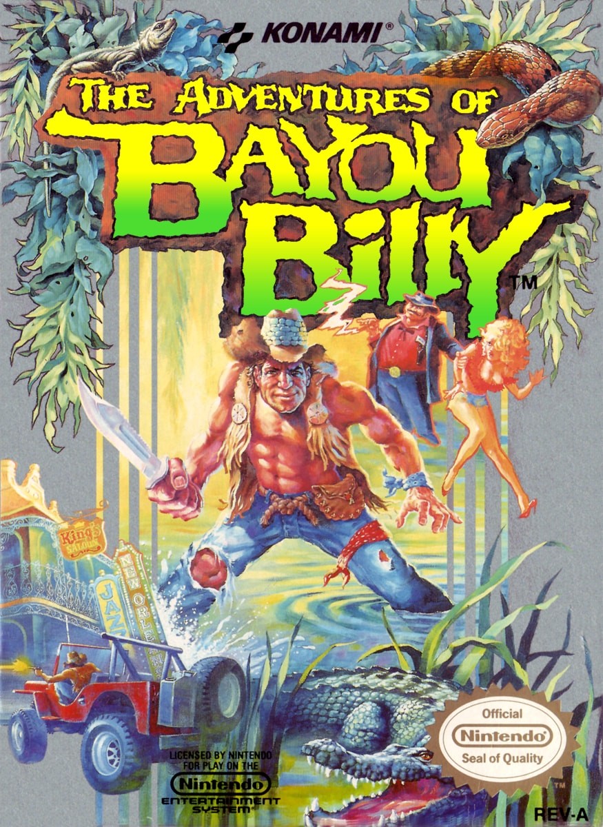 Capa do jogo The Adventures of Bayou Billy