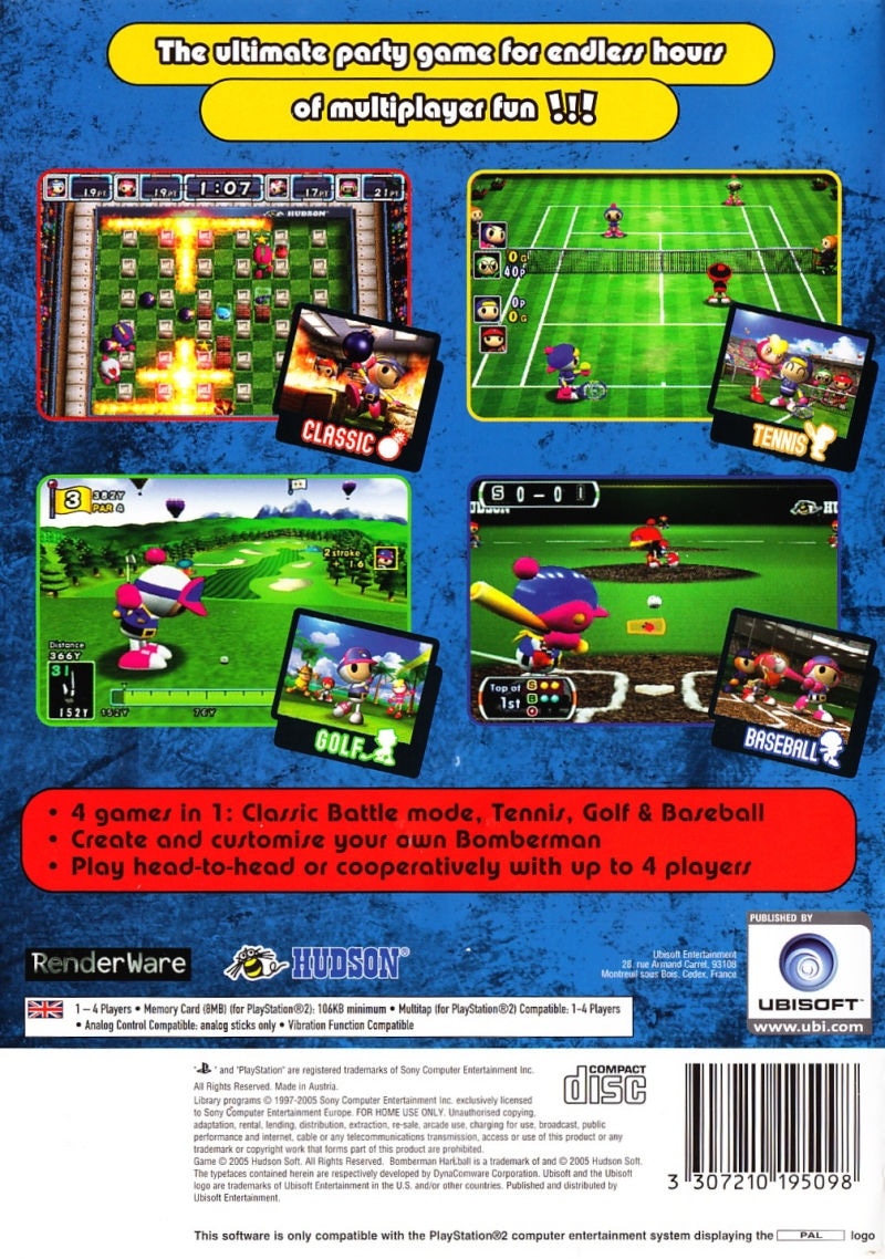 Bomberman Hardball Playstation 2 - Battle 