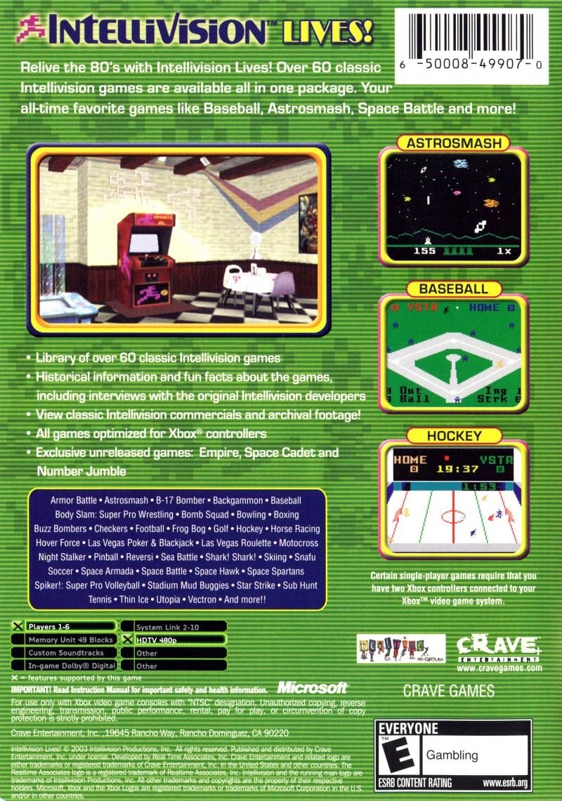 Intellivision Lives! cover