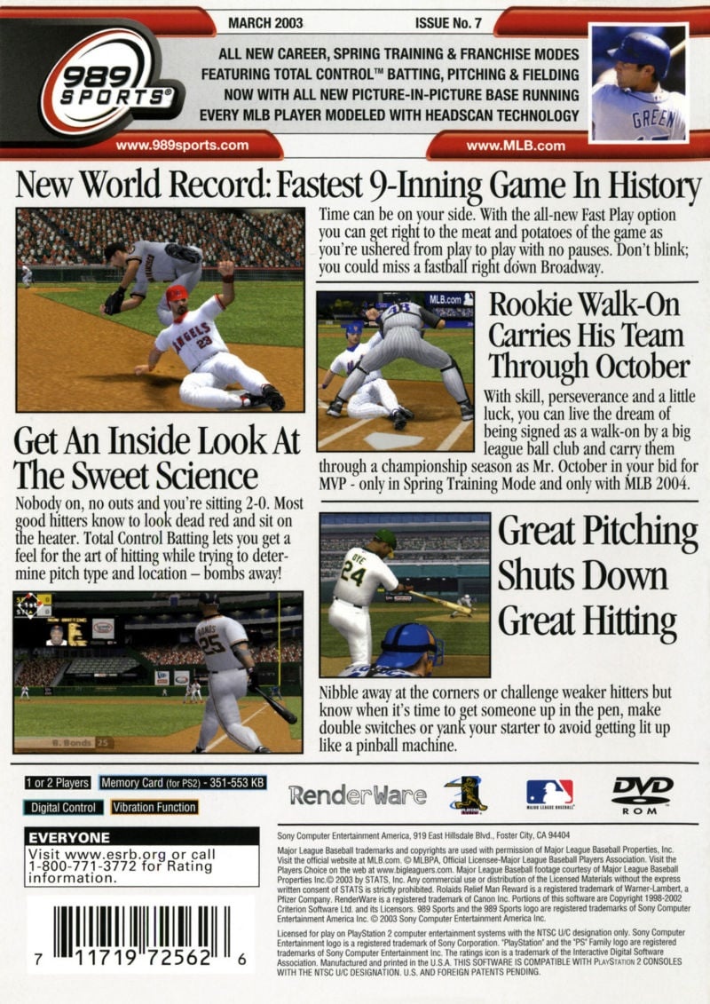 MLB 2004 cover
