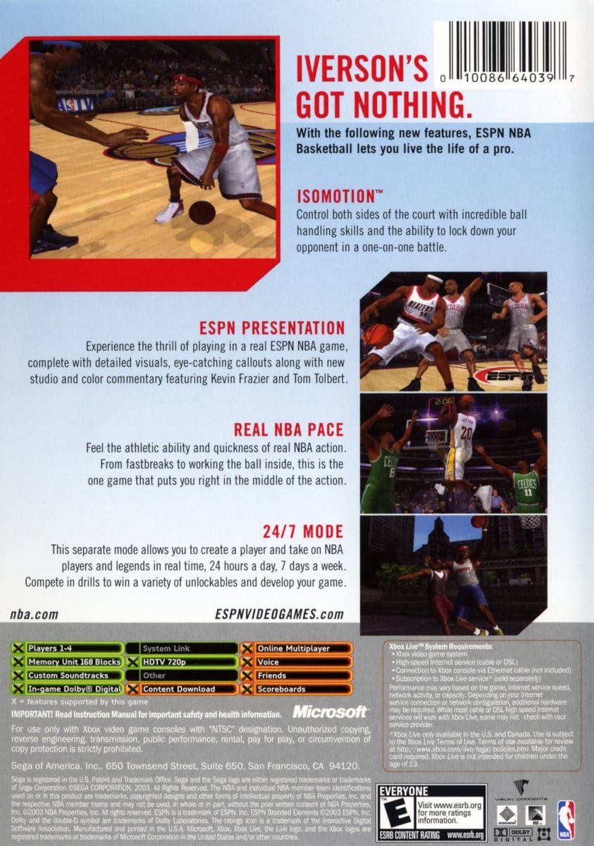ESPN NBA Basketball cover