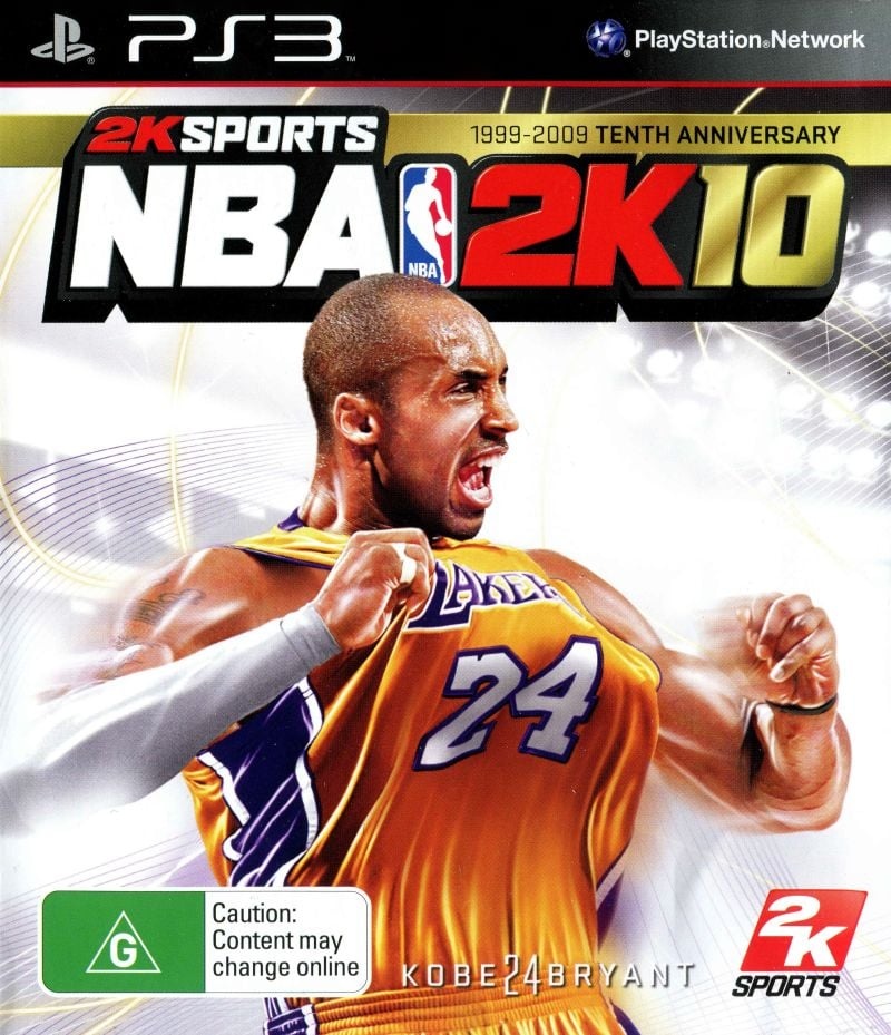 Capa do jogo NBA 2K10