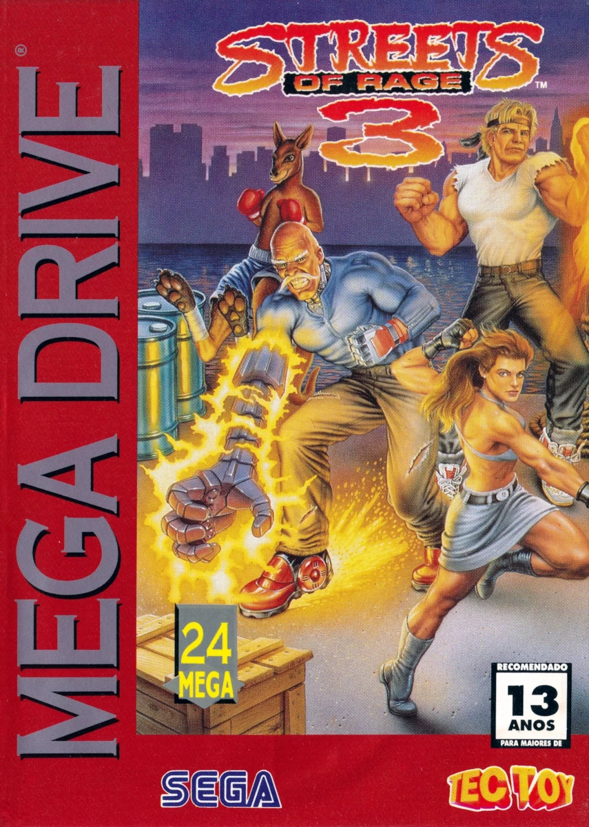 Capa do jogo Streets of Rage 3