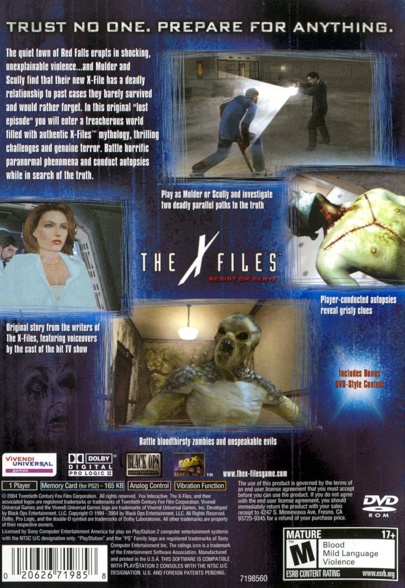 The X-Files: Resist or Serve cover
