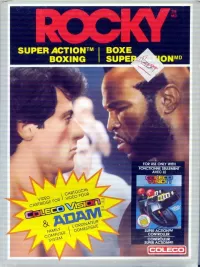 Rocky Super Action Boxing cover