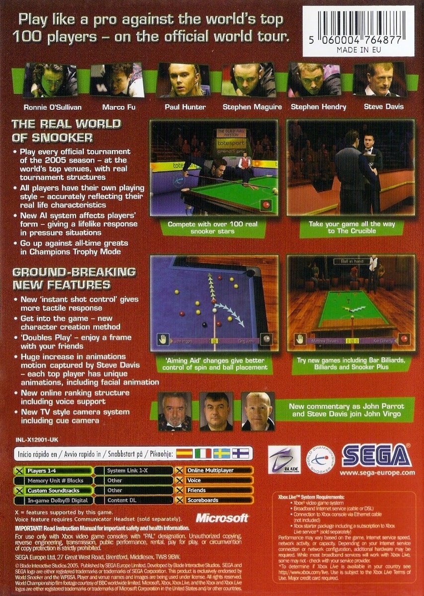 World Snooker Championship 2005 cover