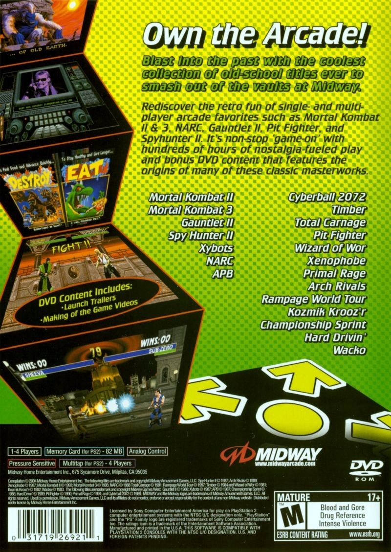 Midway Arcade Treasures 2 cover