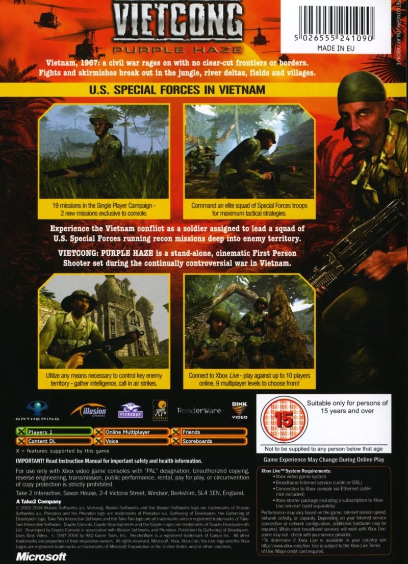 Vietcong: Purple Haze cover