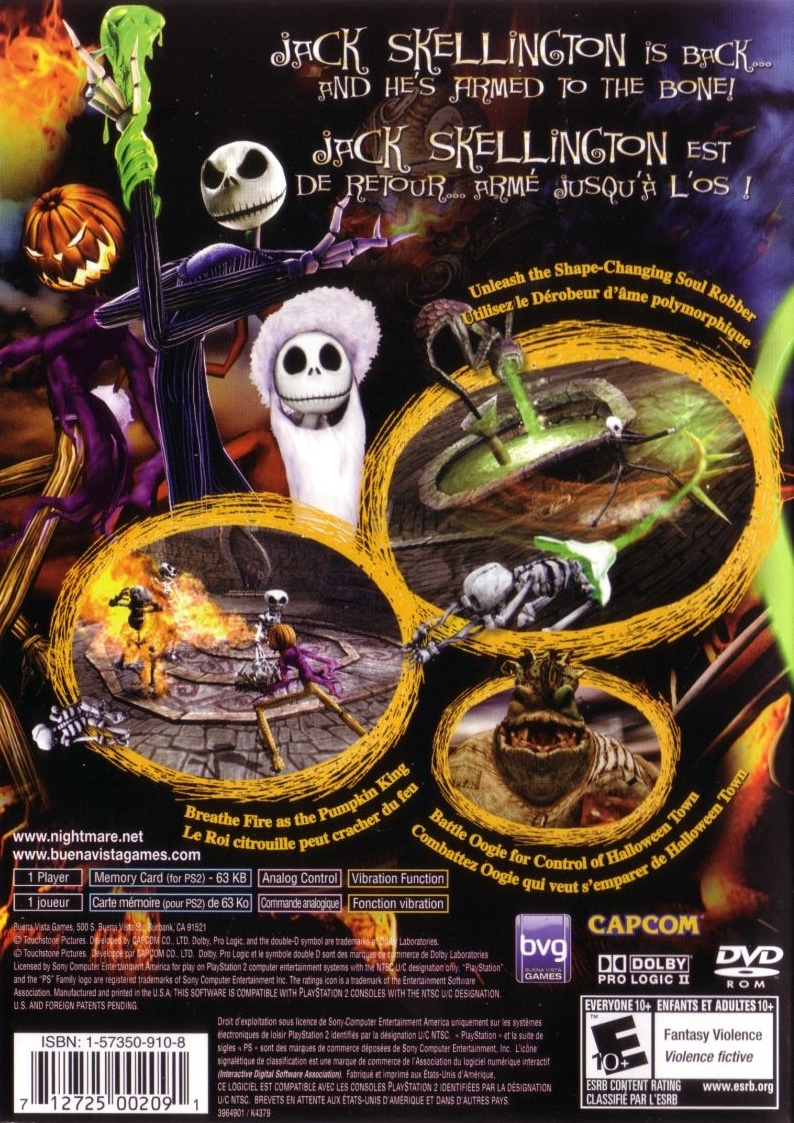 The Nightmare Before Christmas: Oogies Revenge cover