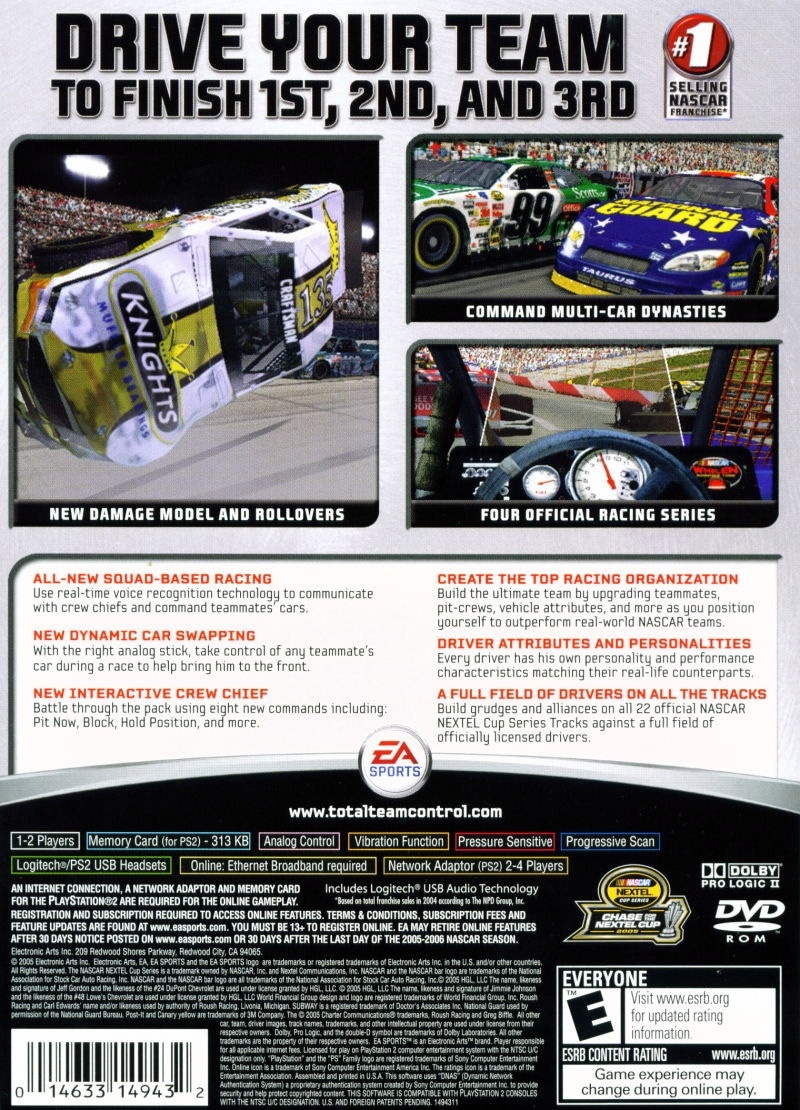 NASCAR 06: Total Team Control cover