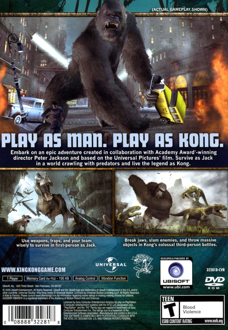 Peter Jacksons King Kong: The Official Game of the Movie cover