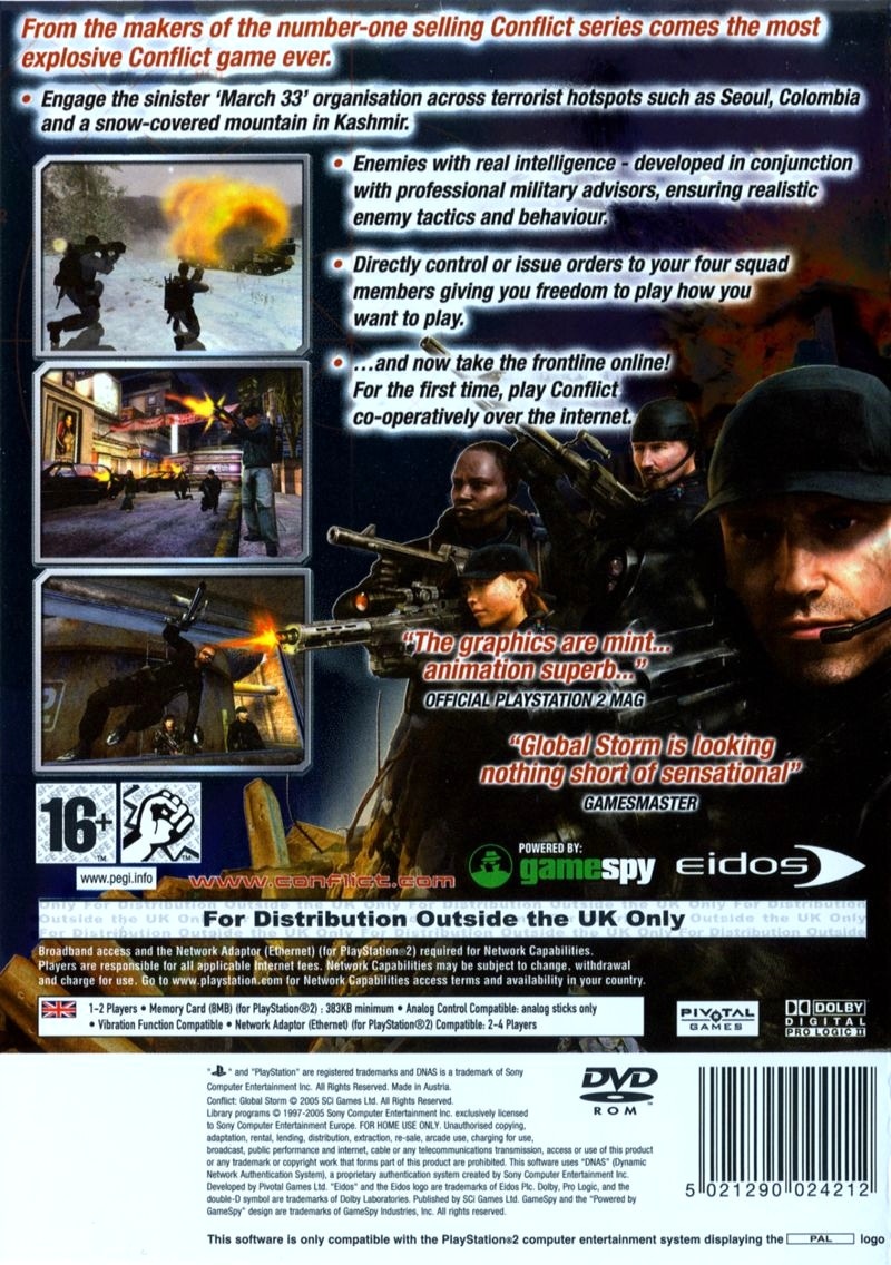 CONFLICT GLOBAL TERROR SEMINOVO - PS2
