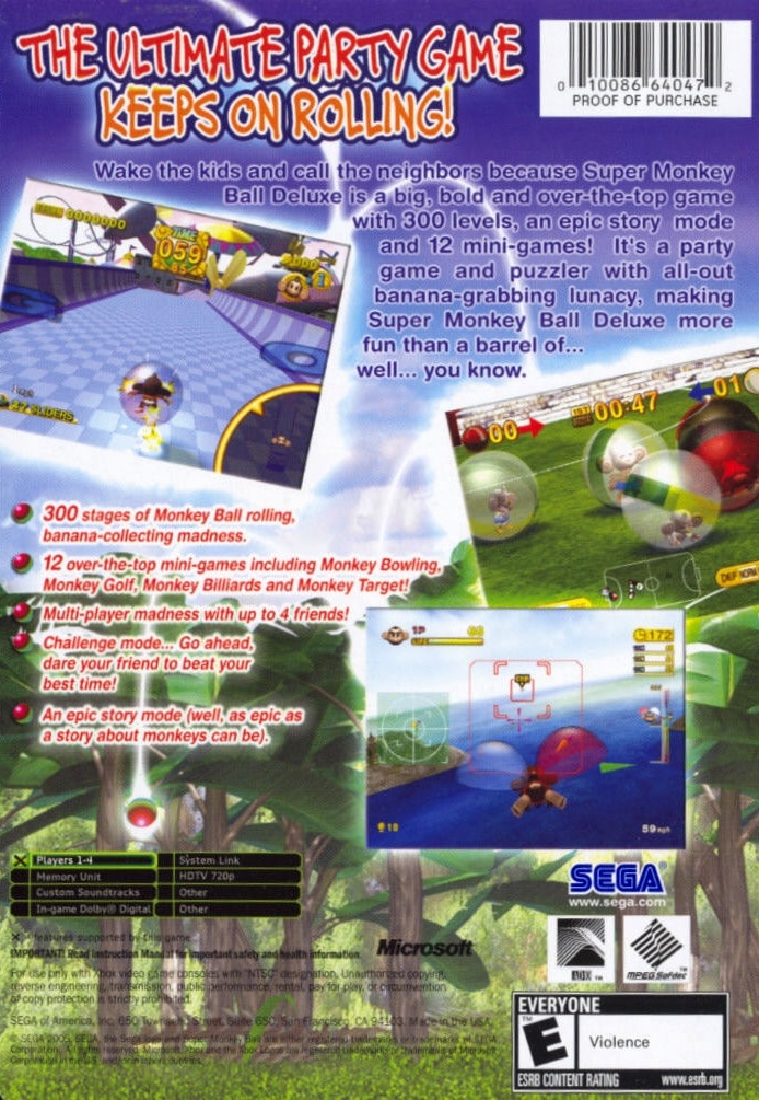 Super Monkey Ball Deluxe cover