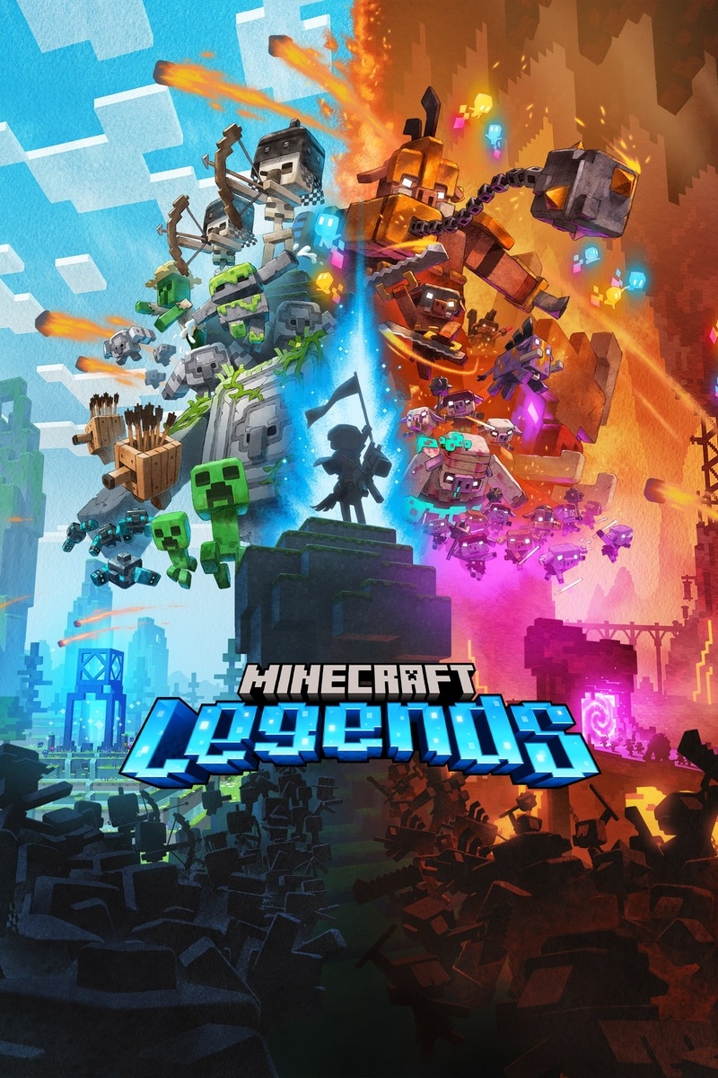 Capa do jogo Minecraft Legends