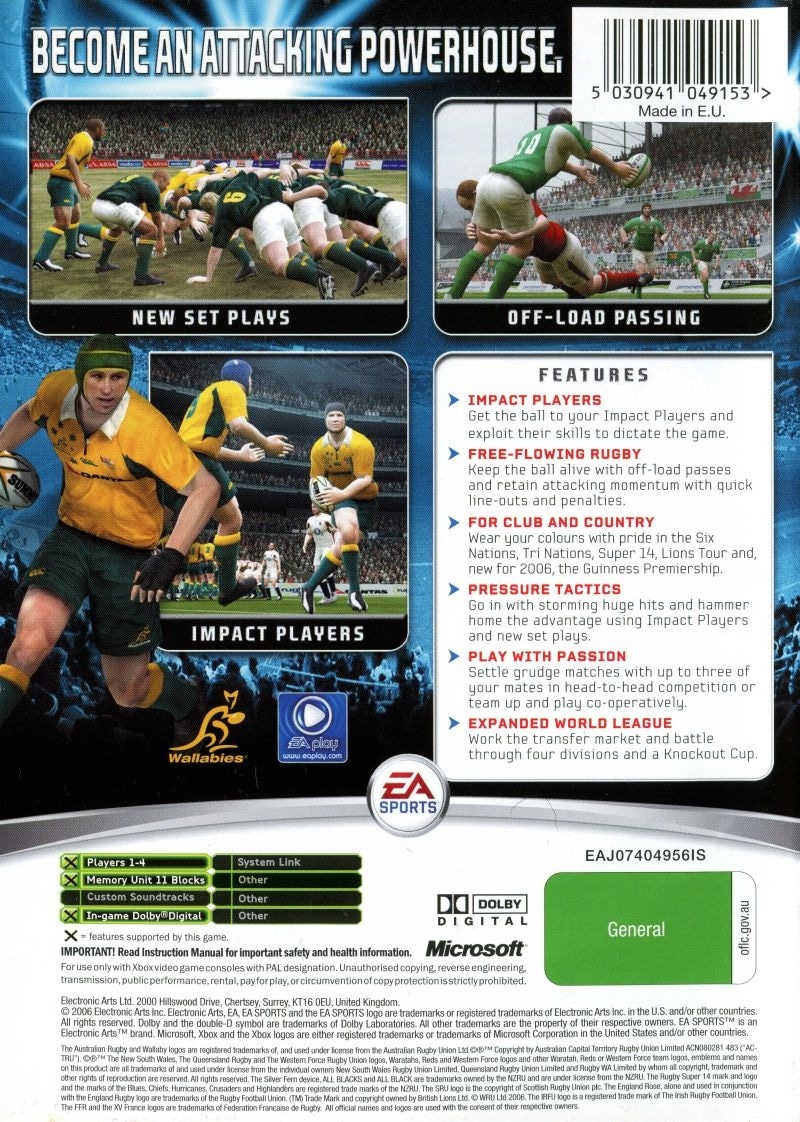 Rugby 06 cover