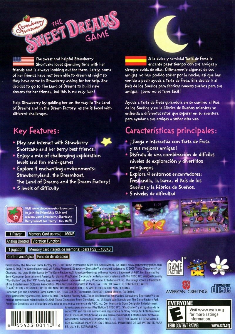 Jogo Strawberry Shortcake The Sweet Dreams Game Original PS2 em Promoção na  Americanas