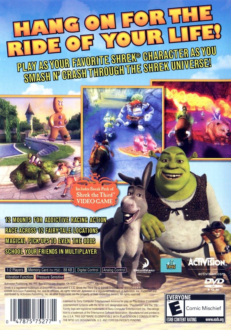 Shrek Smash N Crash Racing cover