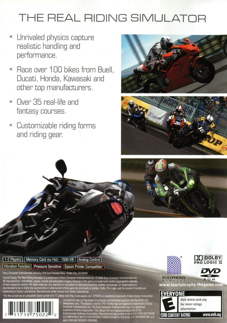 Tourist Trophy: The Real Riding Simulator cover